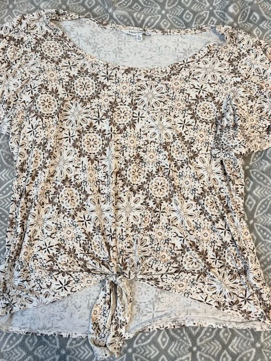 Bright Orange Women's Peasant Top - Unbranded - Picture 4 of 5